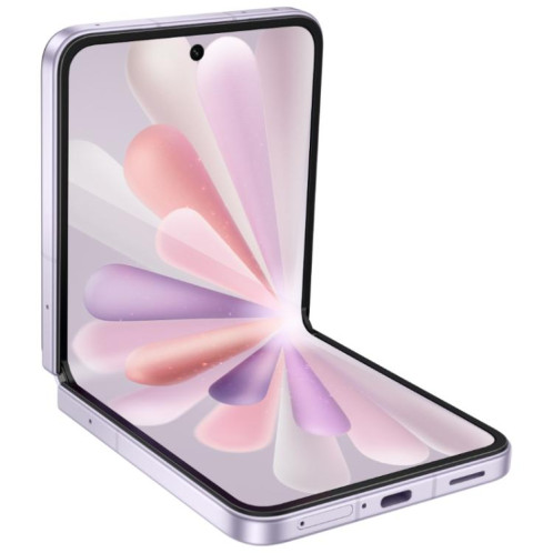 Honor Magic V Flip2, 12 Go + 512 Go, 6,82 pouces + 4,0 pouces, MagicOS 9.0.1, Android 15, Snapdragon 8 Gen 3 Octa Core, Réseau : 5G, NFC, OTG (Violet) SH842P1377-021